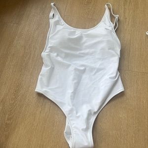 NWT Pretty Garden White One Piece Swimsuit
